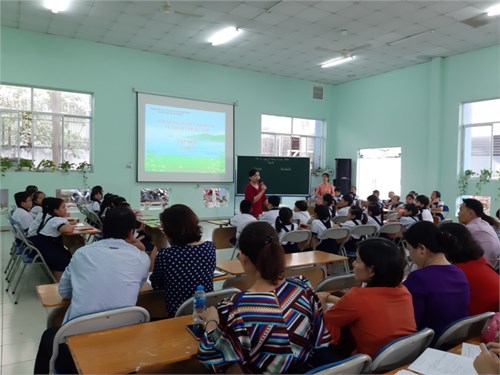 Chuyên đề Tiếng Việt tại trường TH Bế Văn Đàn tháng 11/2019